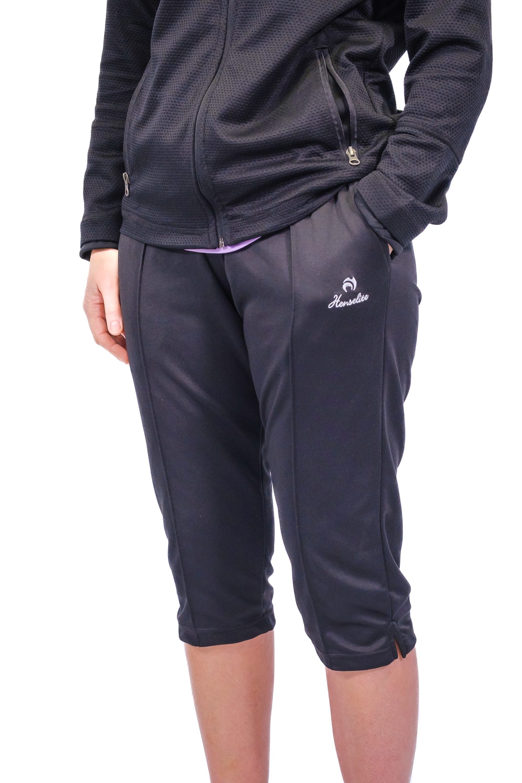 Henselite Ladies High Waist Cropped Trousers - Image 2